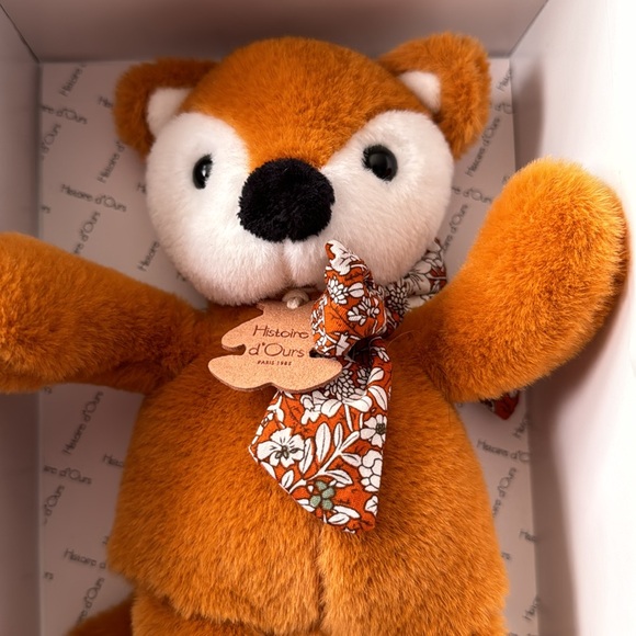 NWT Histoire d’Ours Fox 🦊 Stuffed Animal - Picture 2 of 4